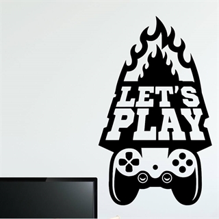 Let's play - wallstickers